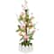 18" Pink Artificial Potted Twig Tree with Easter Eggs
